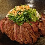 黒べぇさん - 料理写真:ステーキ丼定食のステーキ丼