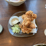 麺家竜馬 - 唐揚げ  半  ￥350