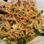 ラーメン二郎 - 赤酢投入～♪