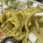 すごい煮干ラーメン 野毛 すし 釣りきん - こういう麺が好き。