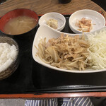 Nihonshu Ba- Shubo - 生姜焼き定食
