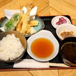 Shougetsu - 天ぷら定食　1200円