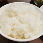 キッチン ブルー グローブ - ご飯大盛りのアップ