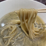 Nakagawa Wazu - 【昆布と煮干しの冷やし（禍）　1100円】麺リフト　この麺はうまかった！！