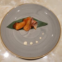 COWMAN STEAK CLUB - 信州サーモン いくら スナップエンドウ サワークリーム