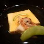 車力門 ちゃわんぶ - 玉子豆腐と松茸のお椀
