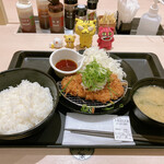 松のや - おろしポン酢ロースカツ定食　通常価格690円(税込)