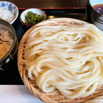 うどん家 来夢 - ざるうどん・とろろご飯セット