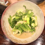 中国料理 村松 - ・油麦菜と青梗菜の炒め
