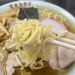 Saheiji Shiyokudou - 麺アップ