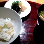 おかもと - 食事（筍、蕗）