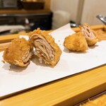 天ぷら およべ - 豚としょうが