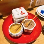 天ぷら およべ - 天ぷらを楽しむ塩3種！