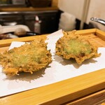 天ぷら およべ - 大葉海老挟み