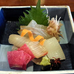 旅館 くらしき - 夏懐石7月文月の献立　（お造り）