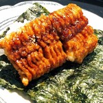 御料理 ふじ田 - 焼き穴子の飯蒸し（恵方巻き風）