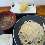 Chitose Udon - きのこせいろ(冷)＆牡蠣の天ぷら