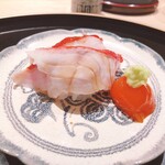 御料理 ふじ田 - 金目鯛の蒸し寿司＠千葉産