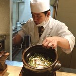 御料理 ふじ田 - 熱い思いをさせてすみません……