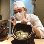 御料理 ふじ田 - Take2（鯛と揚げネギの土鍋ご飯）