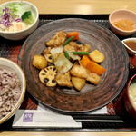 Ootoya - すけそう鱈と野菜の黒酢あん定食