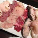 町屋やきにく密陽家 - 2013.7.31(水)17時半 LINEで呼びかけたら、西さまがd(^_^o)