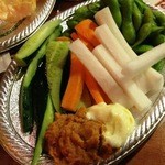 のんき - 野菜スティック盛り合わせ＆枝豆