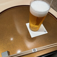 銀座 ちかみつ 六丁目 - 乾杯ビール