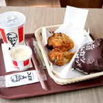 ケンタッキーフライドチキン - オリジナルチキン2P、極旨ハムカツフィレサンド、コールスロー、ペプシコーラ