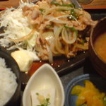 茅ヶ崎 海ぶね - 豚の生姜焼き定食