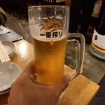 大衆ホルモン・やきにく 煙力 - 生ビール