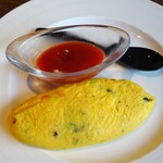 SUNCOAST CAFE - 朝食：（卵料理）ハーブオムレツ