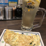 Yakitori Hidaka - 卵焼きと見せかけたニラ玉