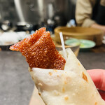 仁修樓 - ☆子豚の皮のクレープ包み