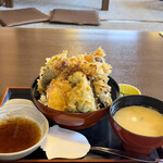 味の里 おたふく - 料理写真:おたふく天丼（小）1300円