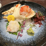 氷雪の門 - たらば蟹刺身 親爪