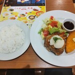 ココス - プレートランチ「おろしチキンステーキ&白身魚のフライセット」759円