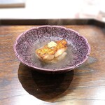 御料理 ふじ田 - お凌ぎ：のどぐろの飯蒸し