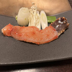 氷雪の門 - たらば蟹太身しゃぶしゃぶ