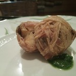 f - サザエのパンチェッタ・・。