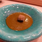 すし いわお - 鮑の肝ソース