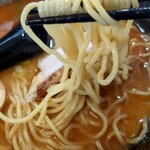 極み豚骨 青達真 - 細縮れ
