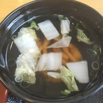 レストランこむず - コンソメスープ