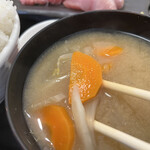 わ楽 - お味噌汁の具