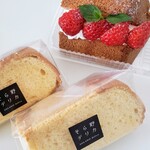 そら野テラス - 米粉シフォン１つ227円　越後姫クリームシフォン 430円