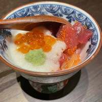 新宿 鮨 つむぎ - いくら小丼