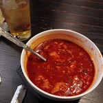 東京チゲ屋 - 激辛(4.5辛)にしてもらったユッケジャンスープ激旨！