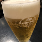 お食事処源氏 - グラスビール