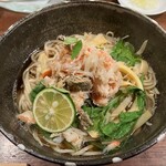 更科藤井 - 毛蟹の蕎麦3500円