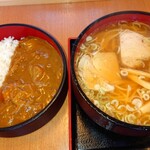 更科 - カレー定食(中華そば)